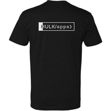 Lade das Bild in den Galerie-Viewer, Schwarzes T-Shirt „HulkApps“